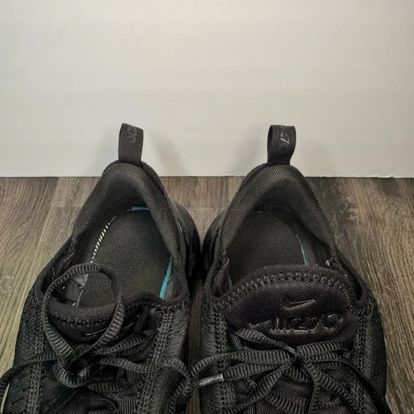 🔥Nike Air Max 270 Triple Black Breathable Mesh Men Athletic Sneakers Size 10.5 - Picture 11 of 12